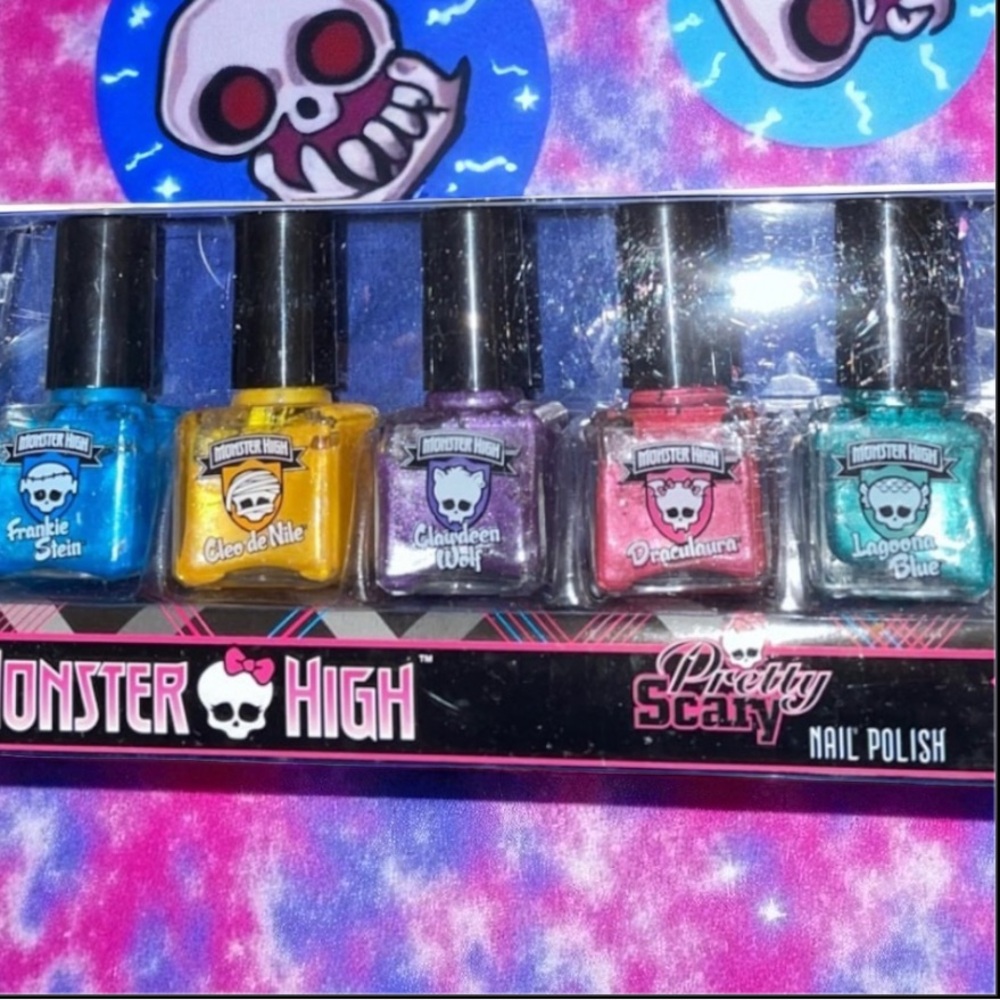 Monster High Pretty Scary Nail Polish Collection